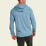 Loggerhead Hoodie - Pond Patterns : Iron Blue