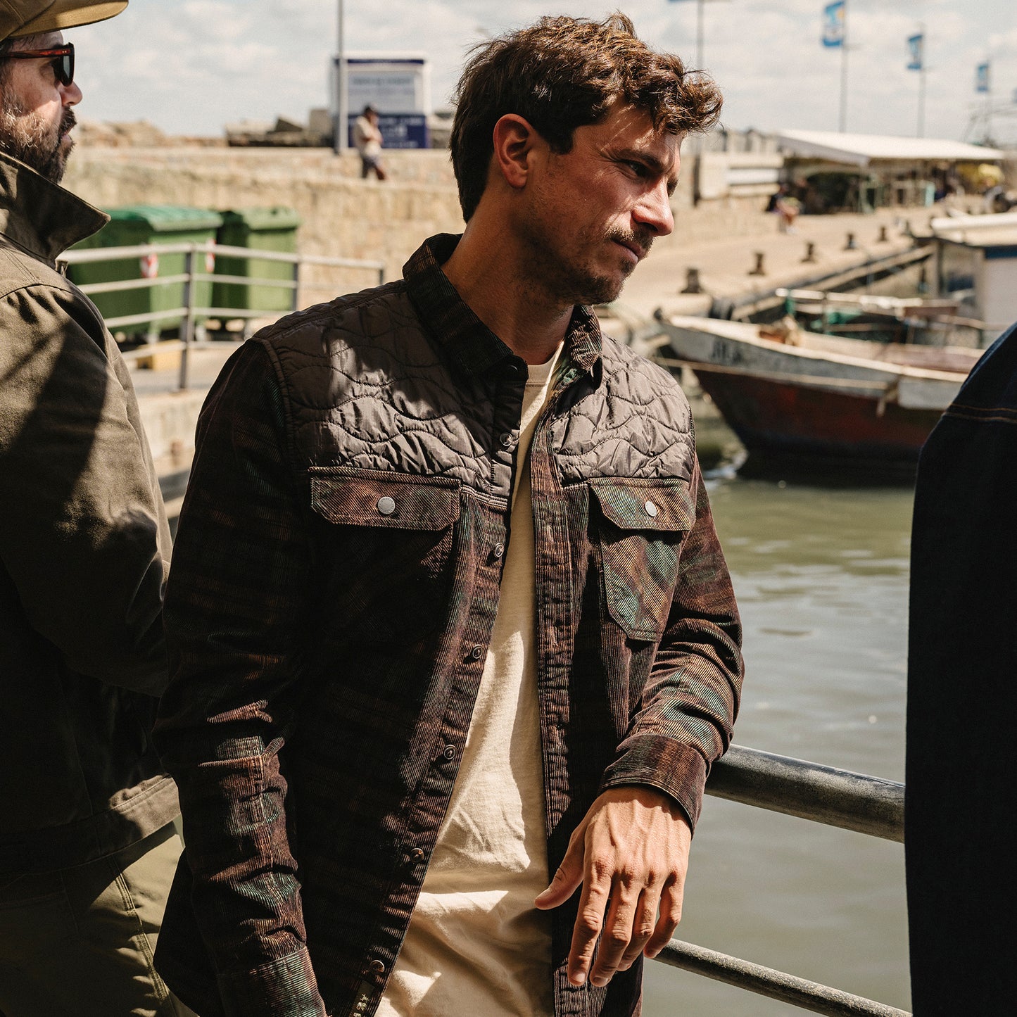 Quintana Quilted Shirt - Brock Plaid : Earth - View 2