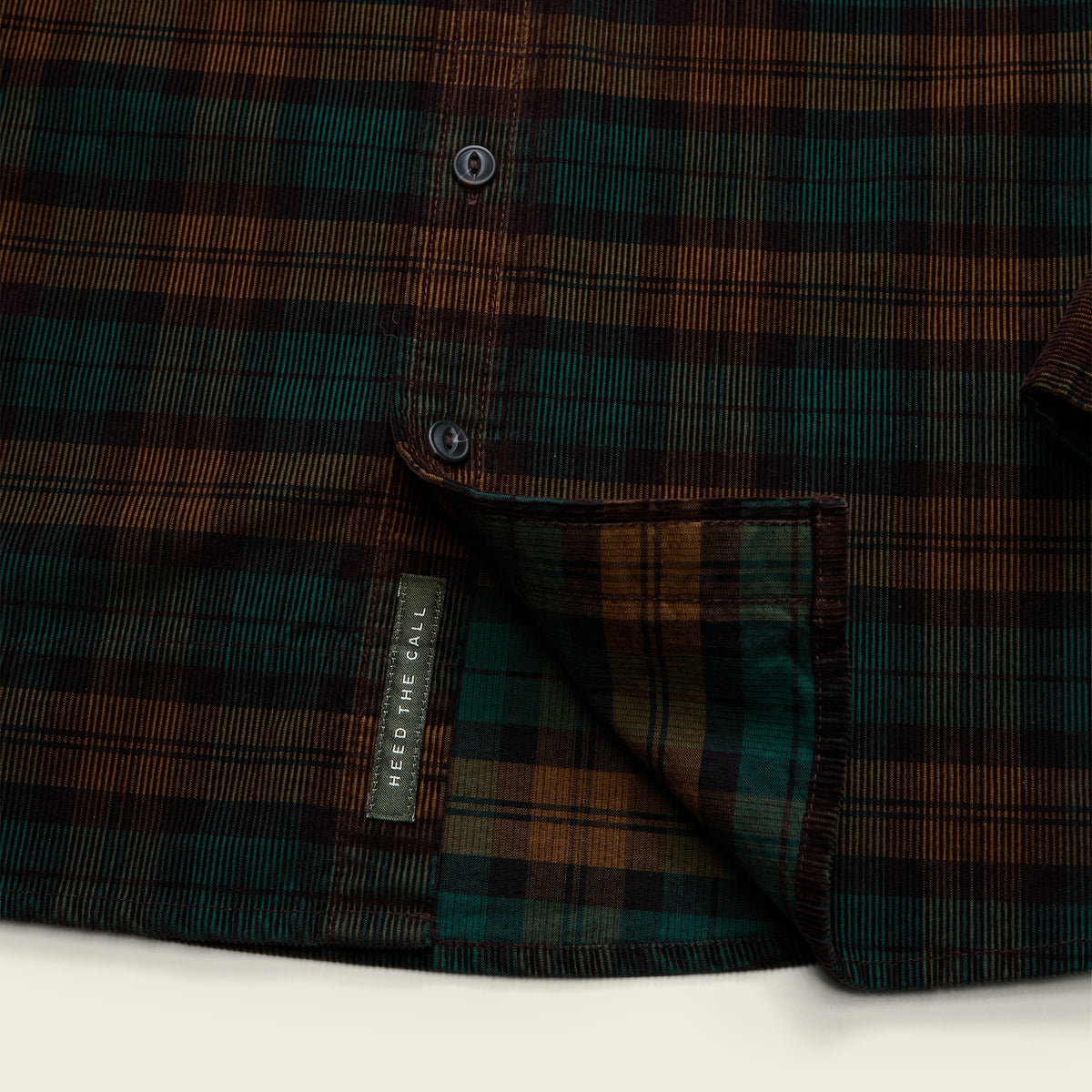 Quintana Quilted Shirt - Brock Plaid : Earth - View 6