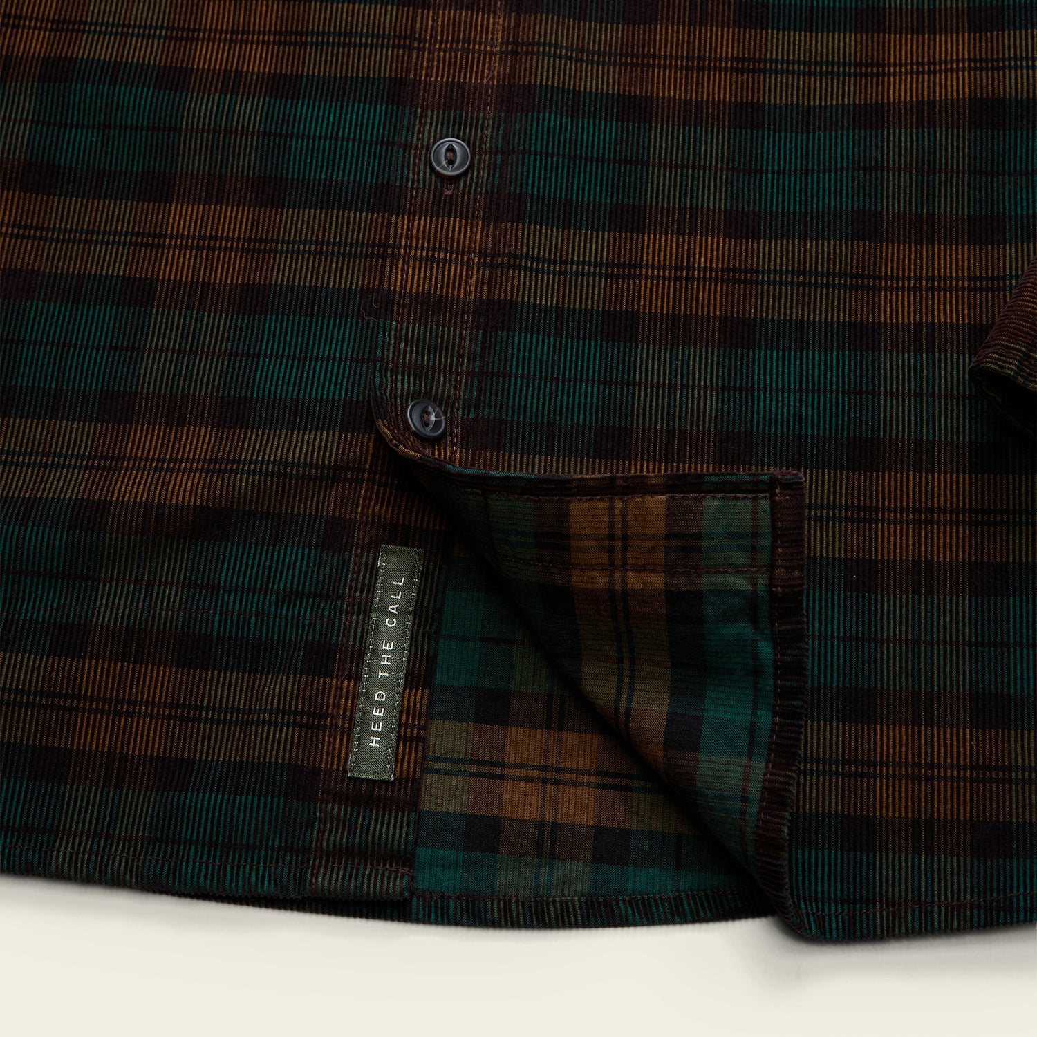 Quintana Quilted Shirt - Brock Plaid : Earth - View 6