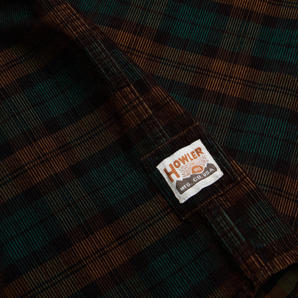 Quintana Quilted Shirt - Brock Plaid : Earth - View 8