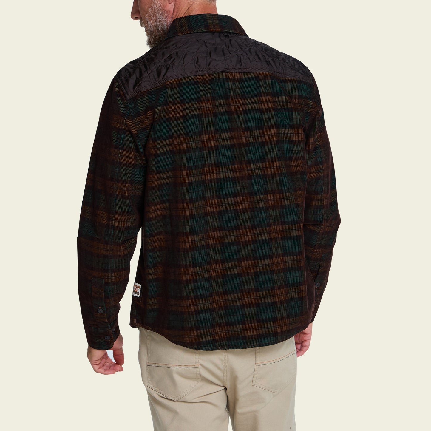 Quintana Quilted Shirt - Brock Plaid : Earth - View 5