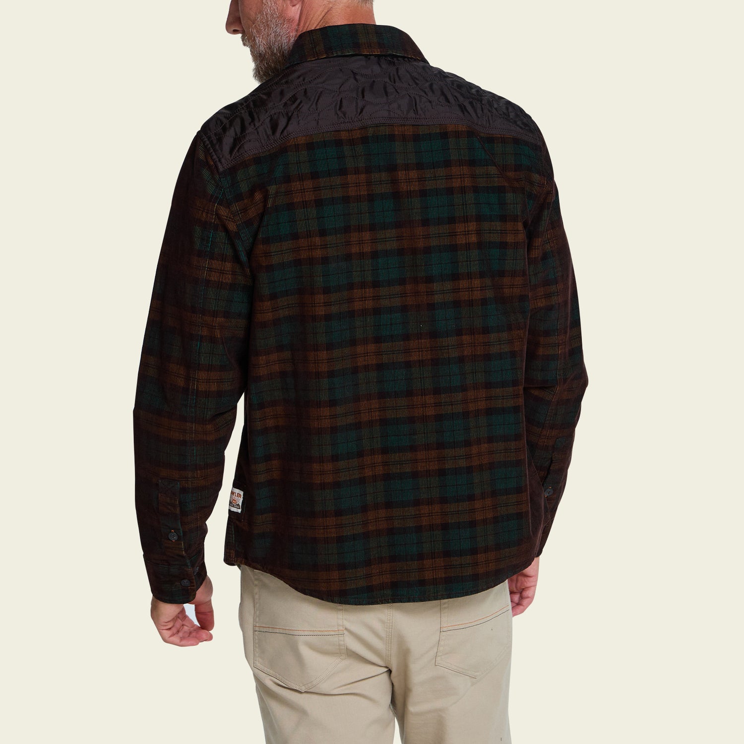 Quintana Quilted Shirt - Brock Plaid : Earth - View 5