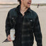 Quintana Quilted Shirt - Emmett Plaid : Nightshade