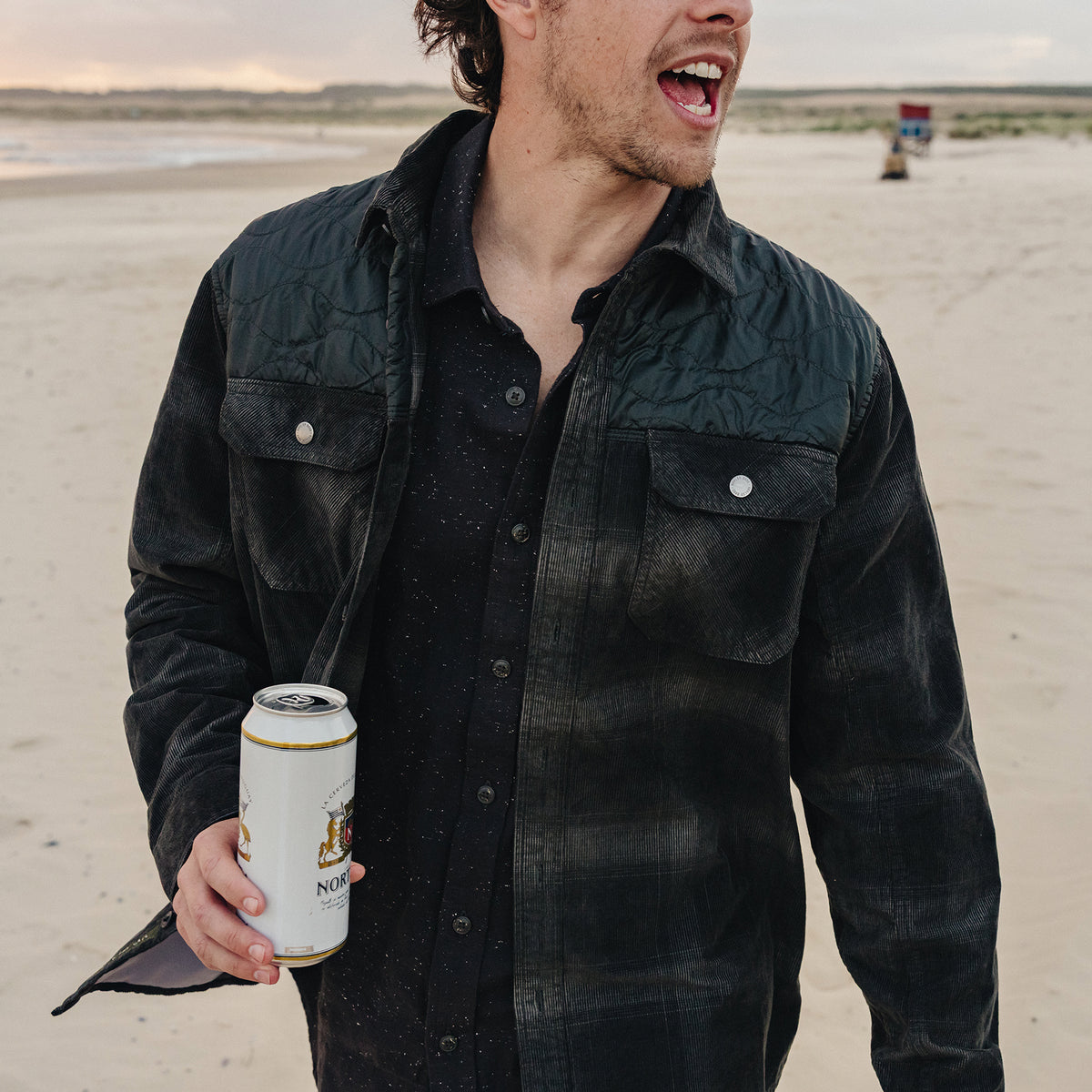 Quintana Quilted Shirt - Emmett Plaid : Nightshade - View 2