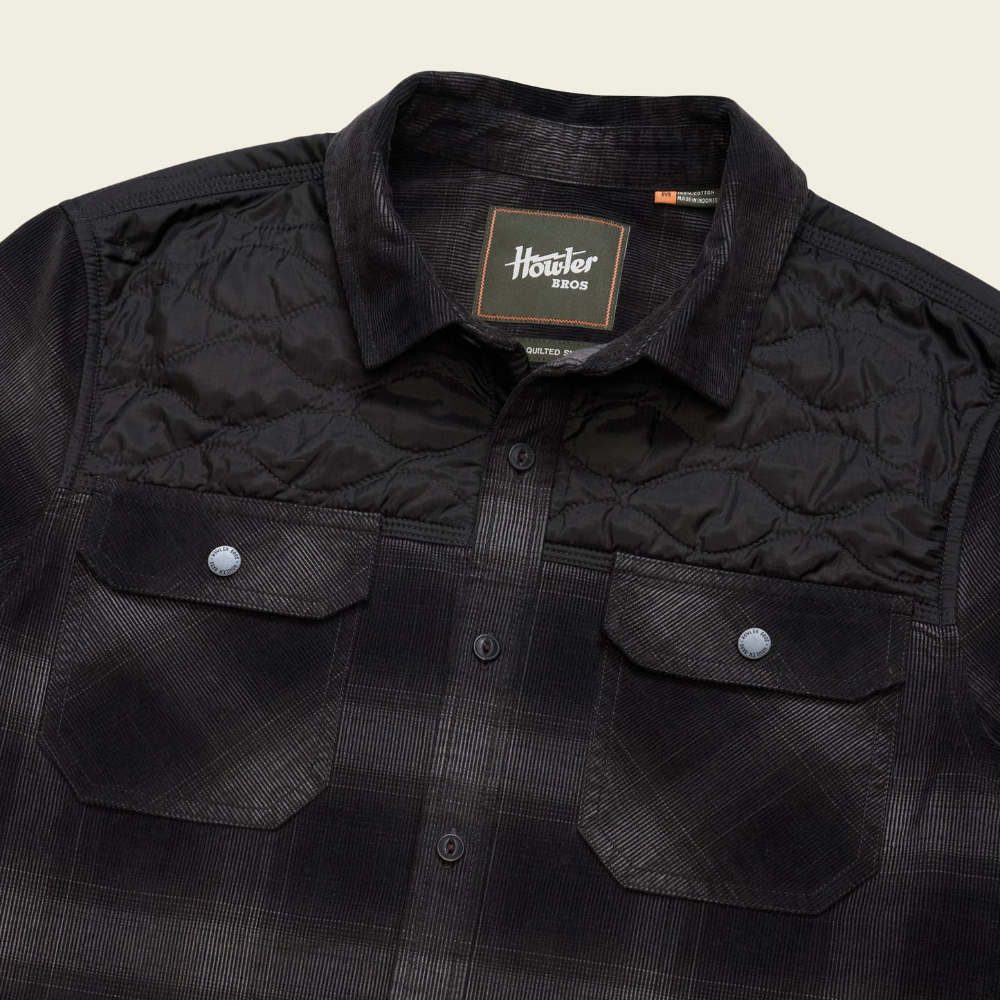 Quintana Quilted Shirt - Emmett Plaid : Nightshade - View 3