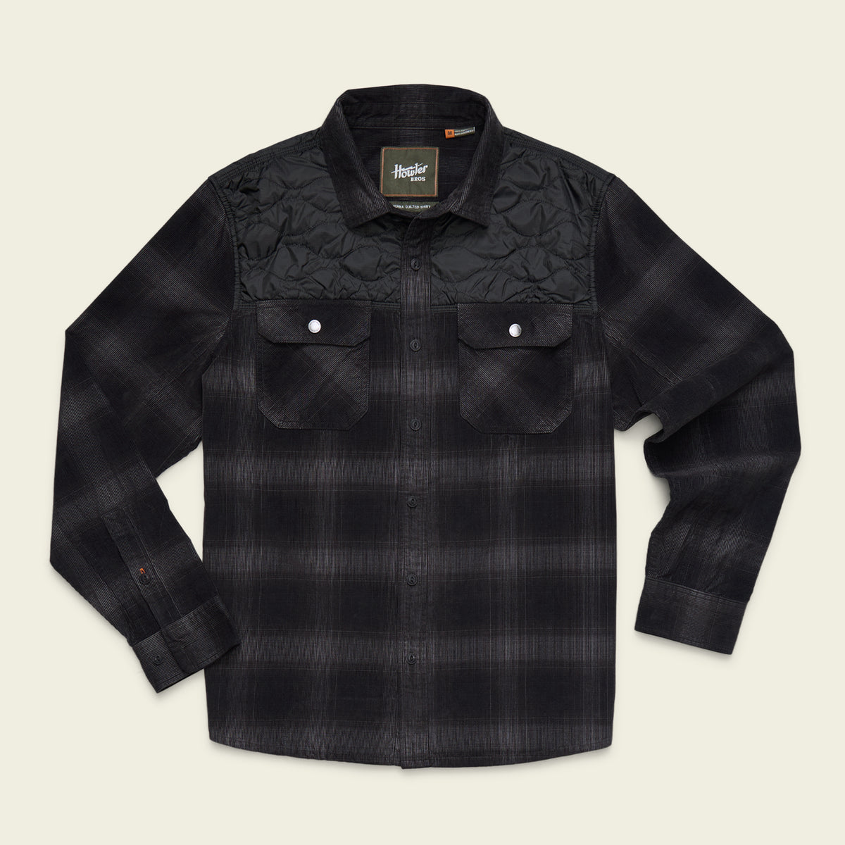 Quintana Quilted Shirt - Emmett Plaid : Nightshade - View 1