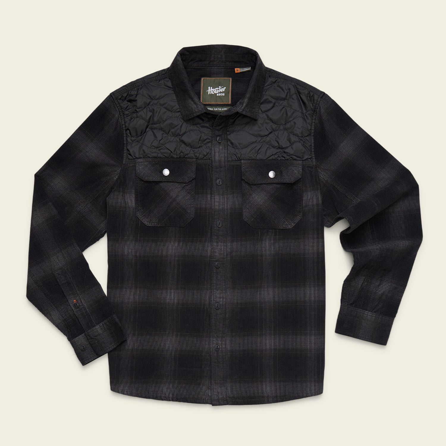 Quintana Quilted Shirt - Emmett Plaid : Nightshade - View 1