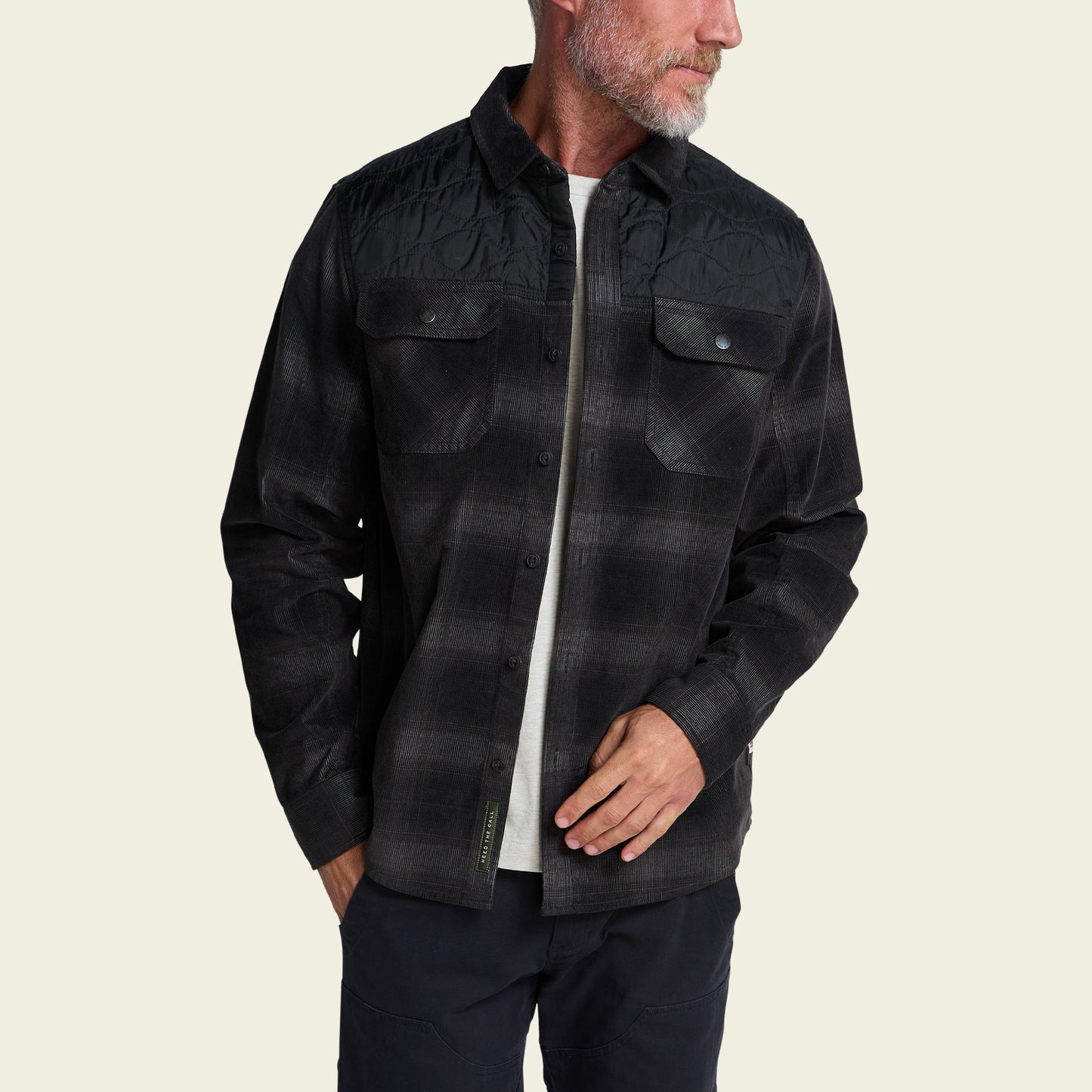Quintana Quilted Shirt - Emmett Plaid : Nightshade - View 4