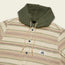 Salvo Hooded Blanket Flannel - Pathway Stripe : Dawn
