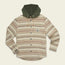Salvo Hooded Blanket Flannel - Pathway Stripe : Dawn