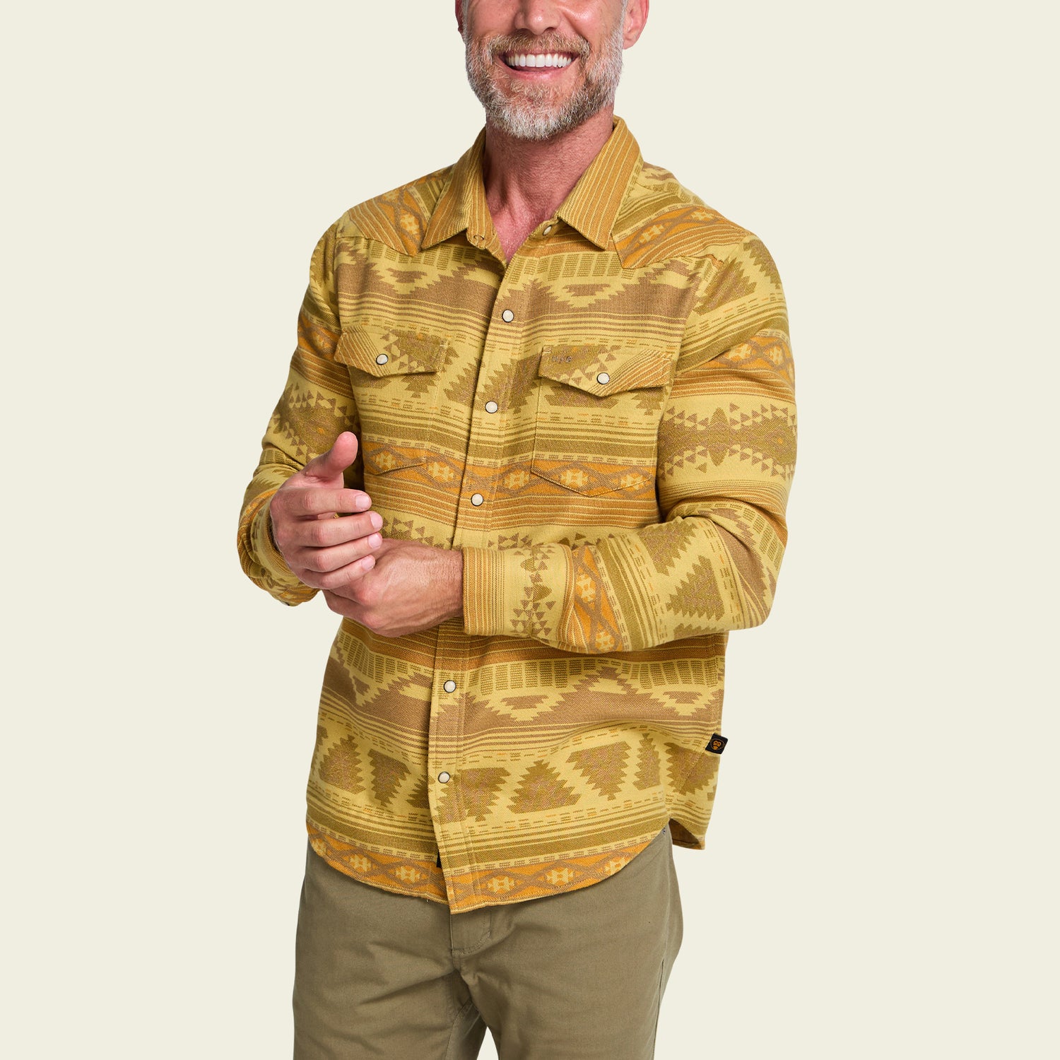 Sheridan Flannel - Canyon Codes : Sediment - View 7