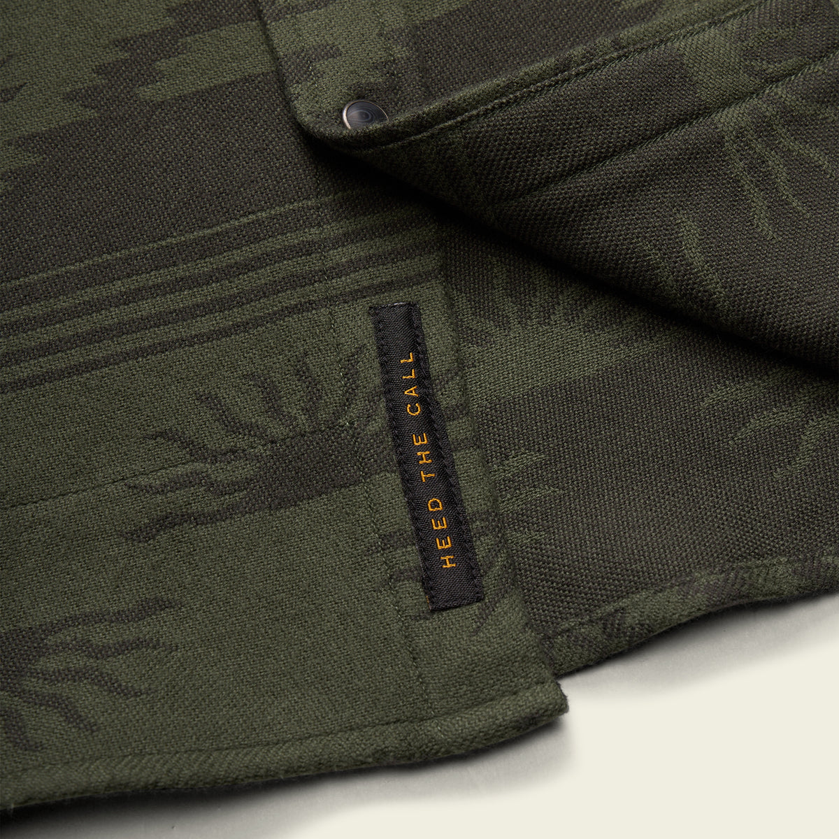 Sheridan Flannel - Desert Cipher : Olive - View 6
