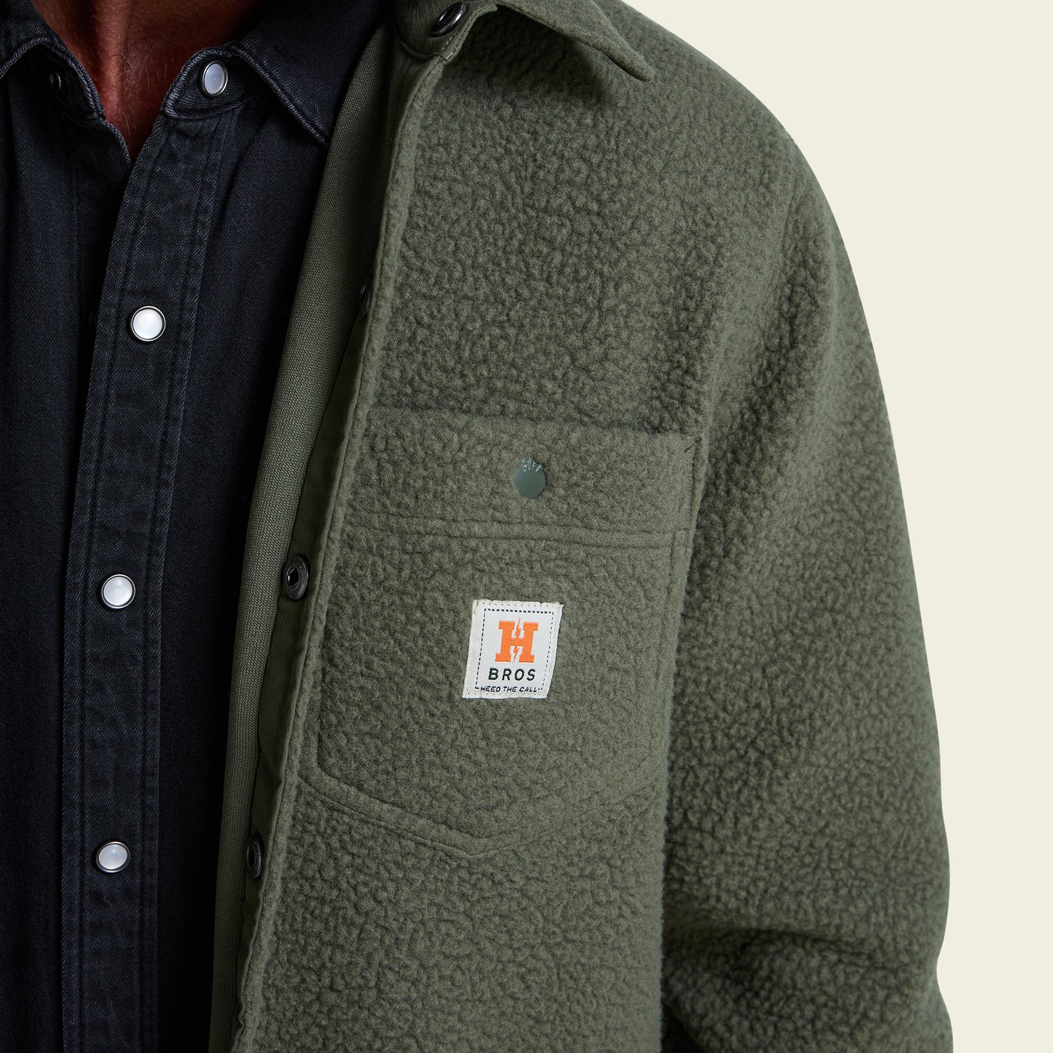 Allegheny Fleece Overshirt - Beetle - View 5