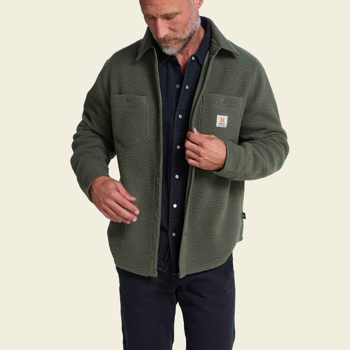 Allegheny Fleece Overshirt - Beetle - View 4