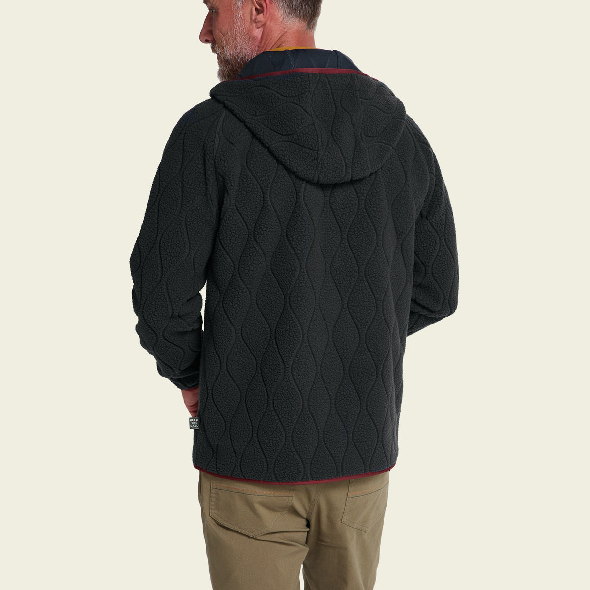 Chisos Hooded Pullover - Capillary Waves : Antique Black - View 6