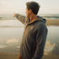 Chisos Hooded Pullover - Capillary Waves : Stormy Sea