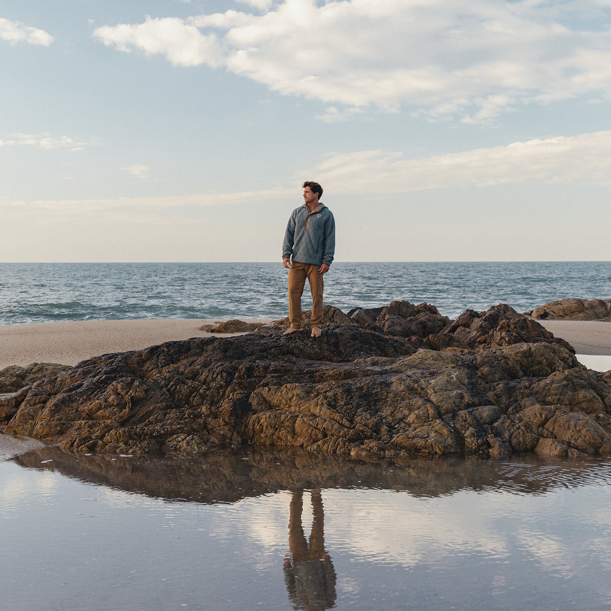Chisos Hooded Pullover - Capillary Waves : Stormy Sea - View 8