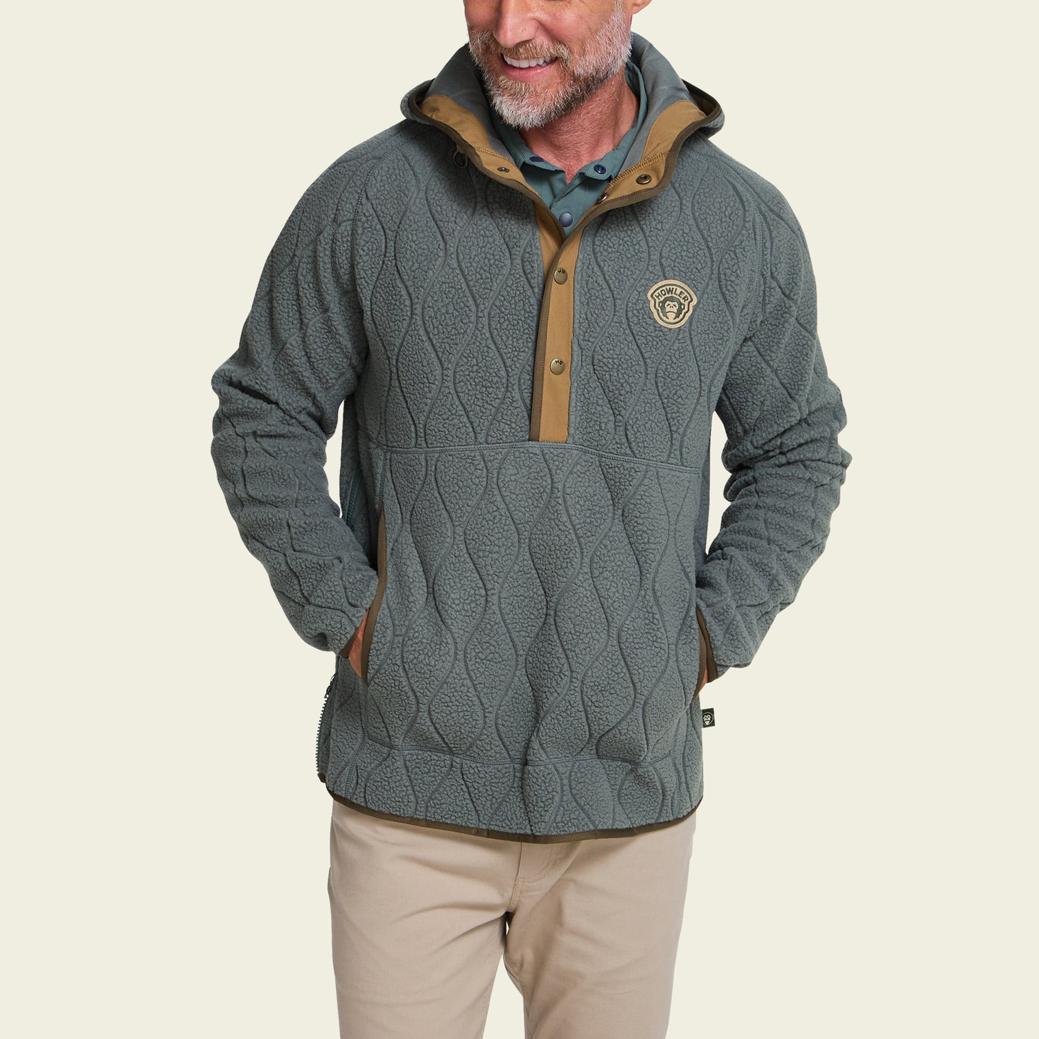 Chisos Hooded Pullover - Capillary Waves : Stormy Sea - View 4