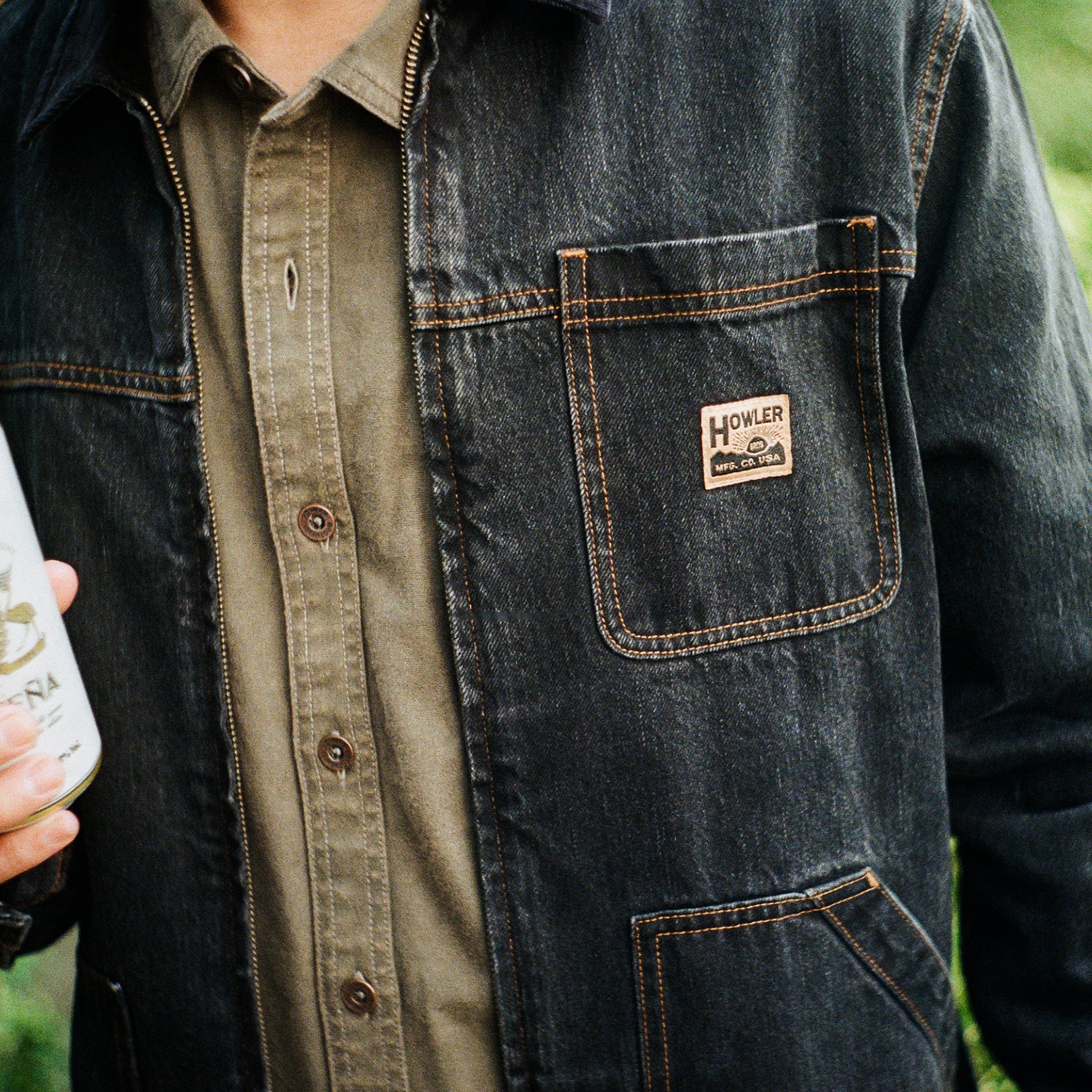 Conveyor Coat - Blacktop Denim – HOWLER BROTHERS