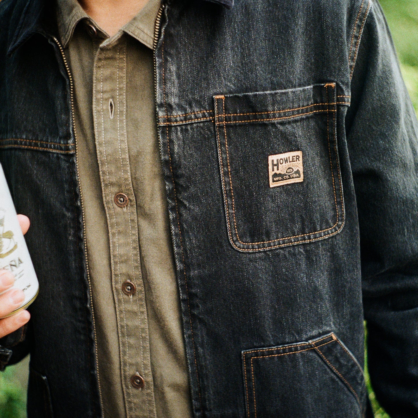 Conveyor Coat - Blacktop Denim - View 2