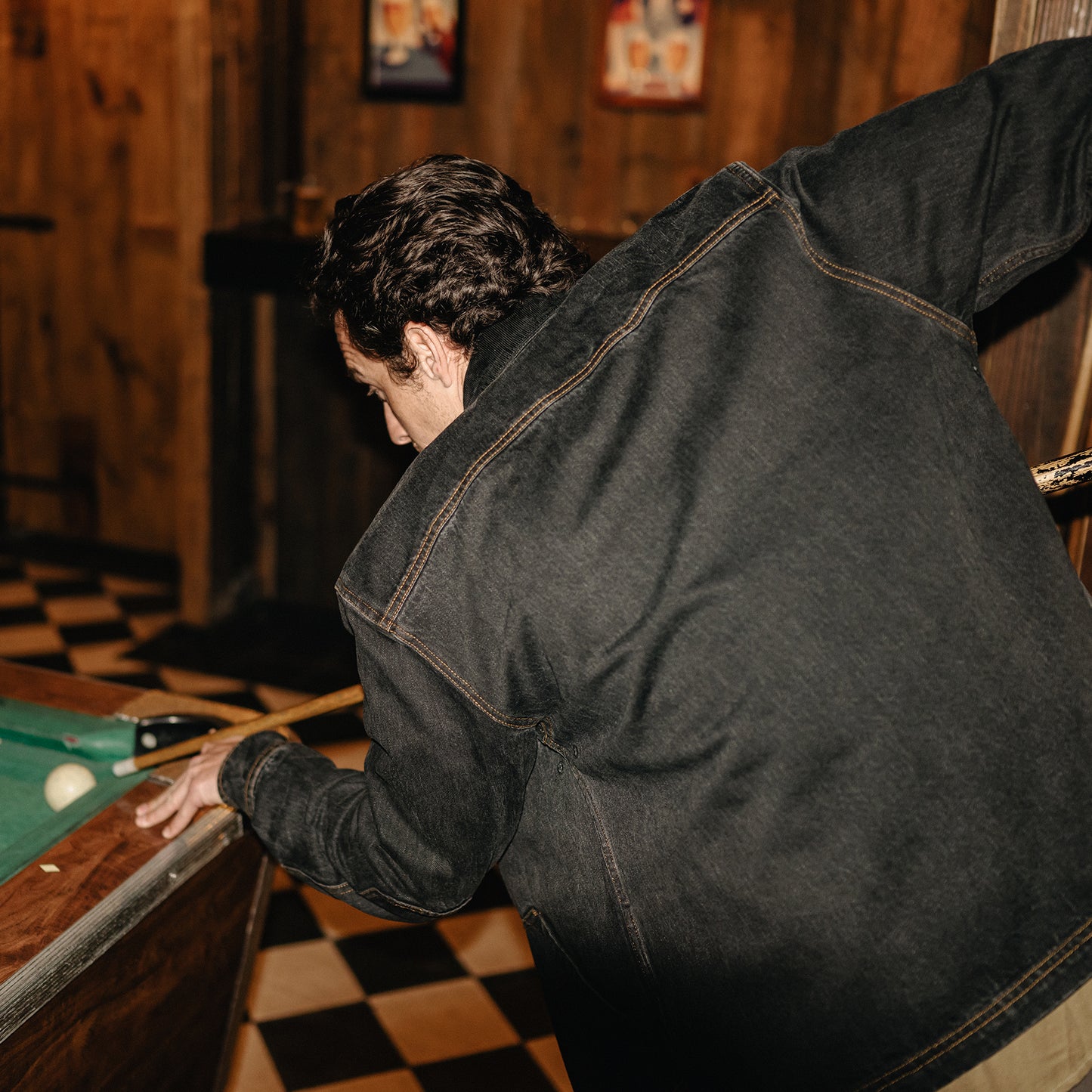 Conveyor Coat - Blacktop Denim - View 8