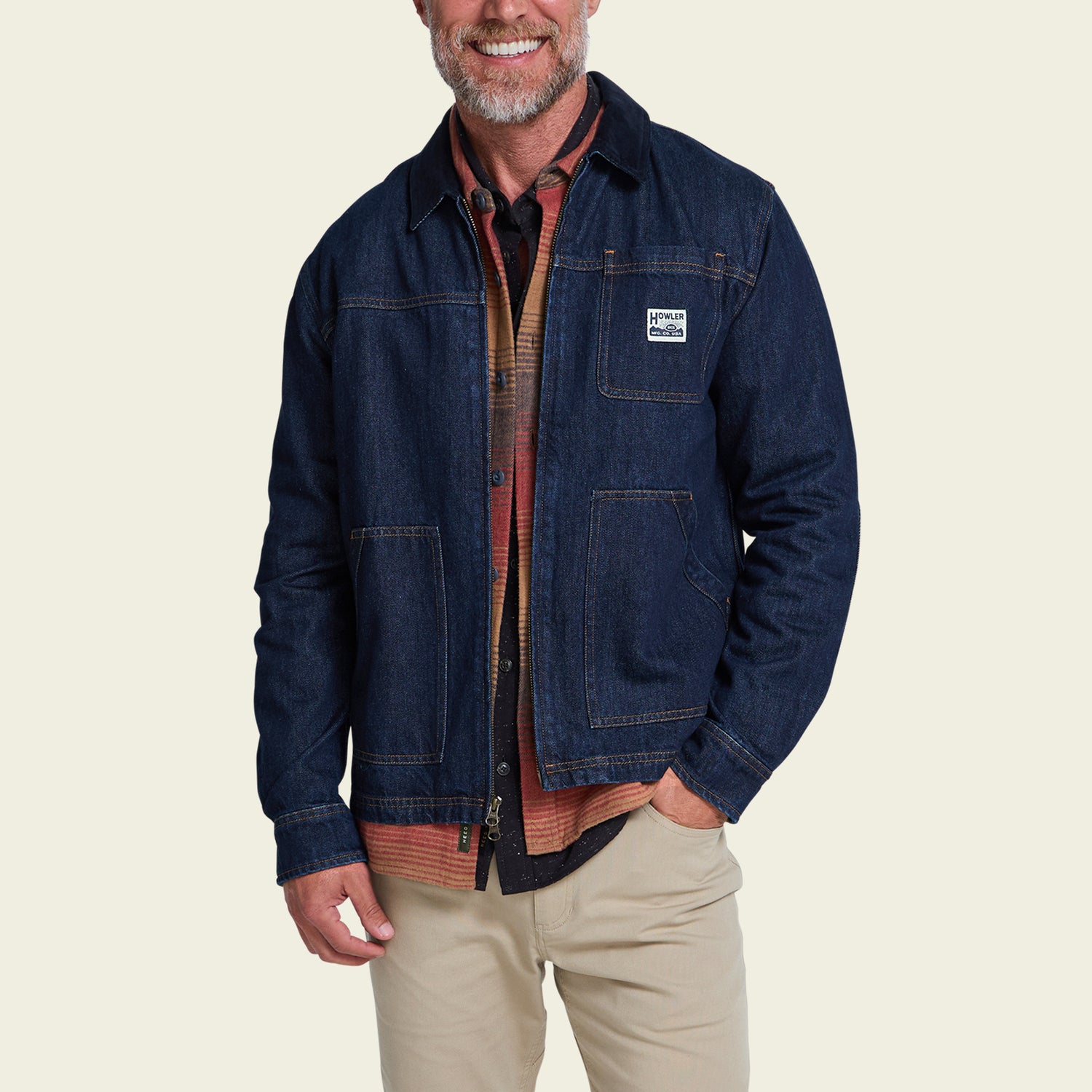 Conveyor Coat - Midnight Denim - View 3