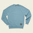 Eleos Fleece Crewneck - Grids : Iron Blue