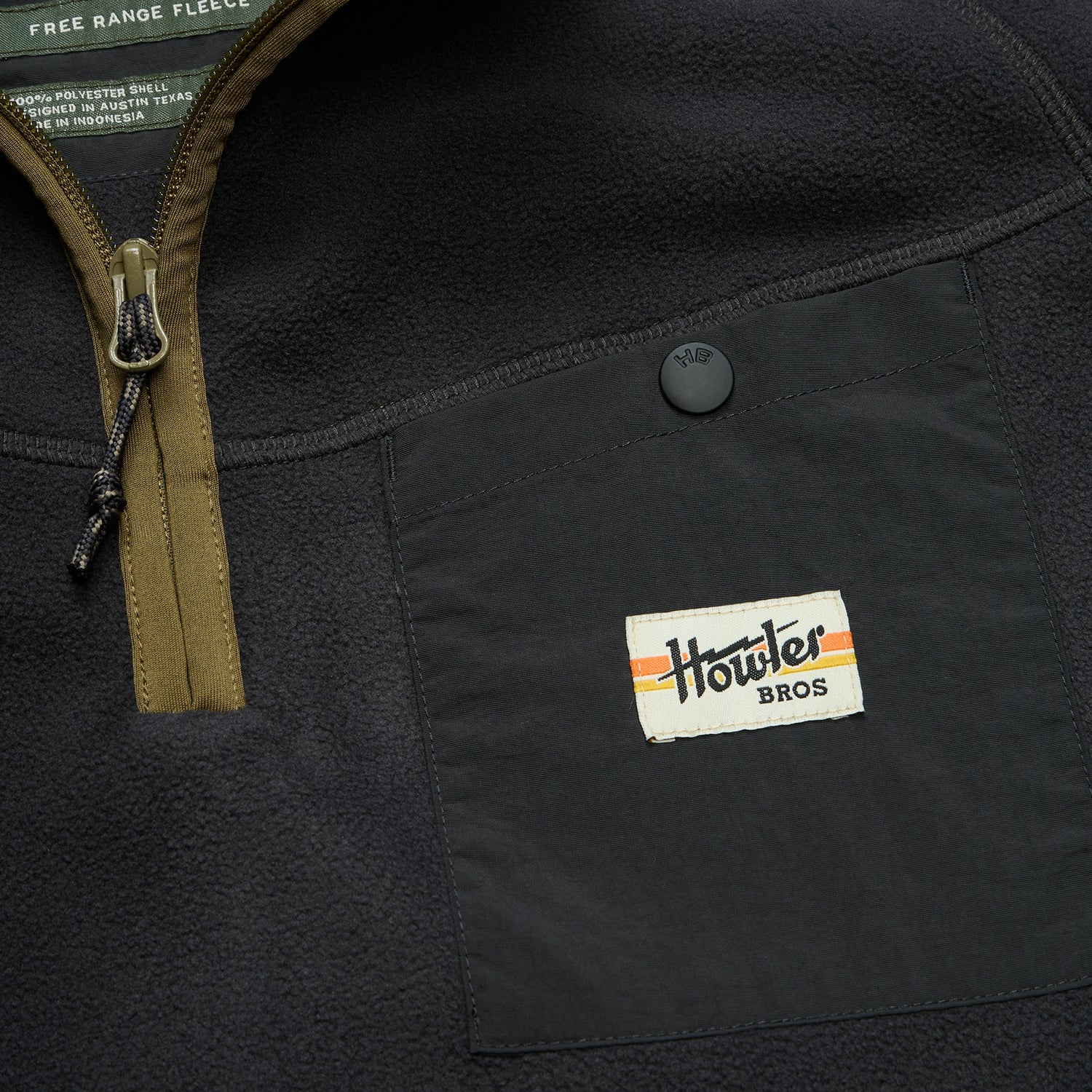 Free Range Fleece Pullover - Carbonite - View 5