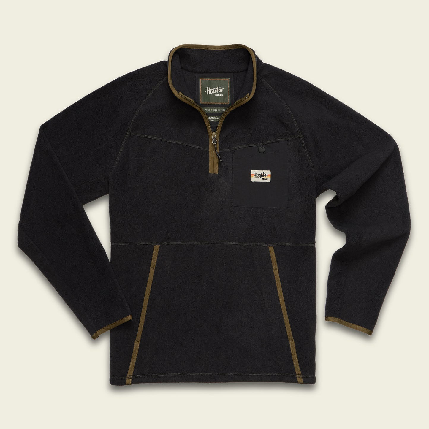 Free Range Fleece Pullover - Carbonite - View 1