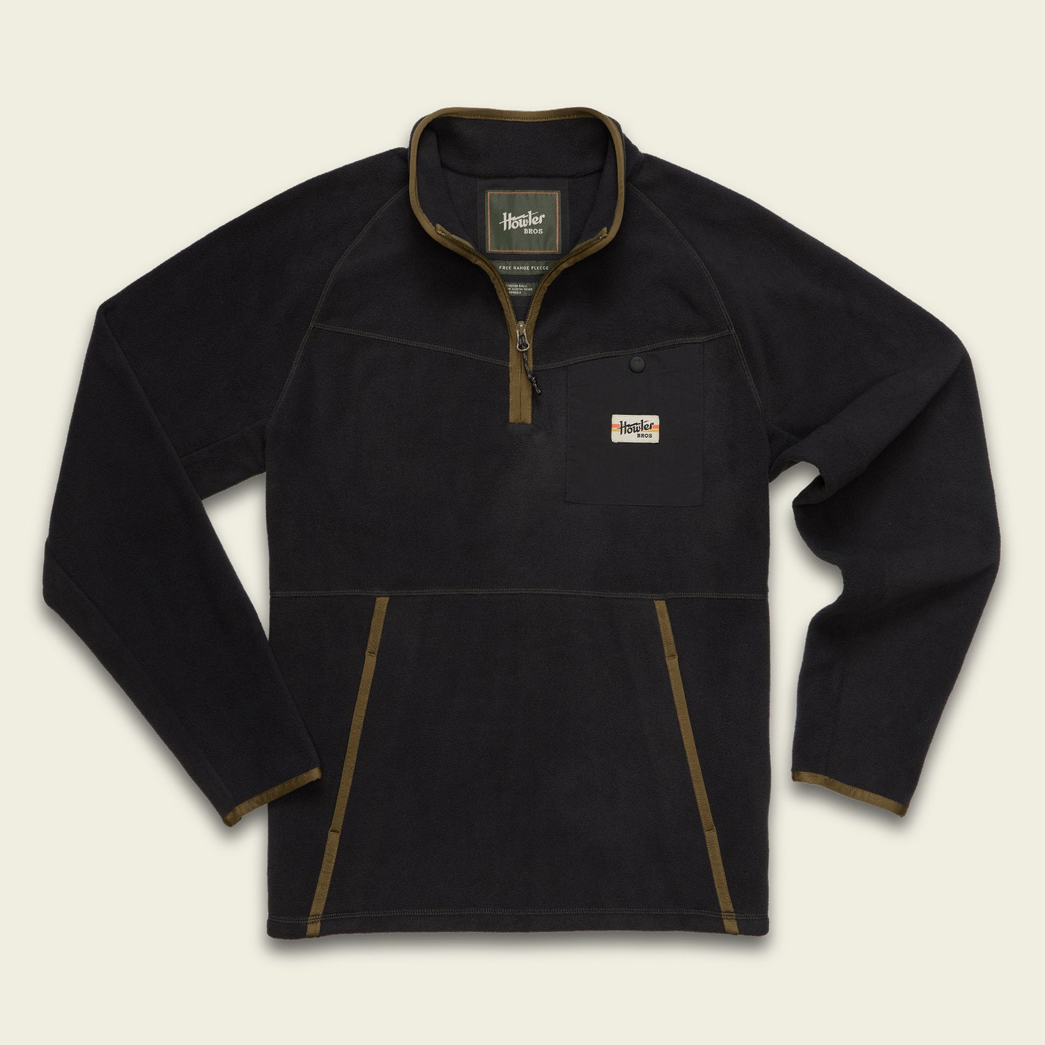 Free Range Fleece Pullover - Carbonite - View 1