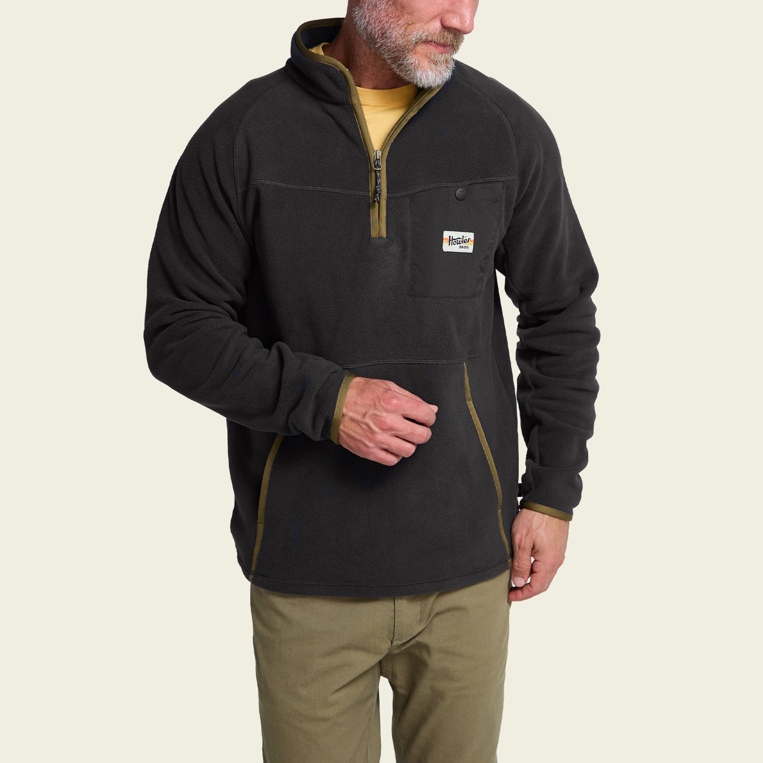 Free Range Fleece Pullover - Carbonite - View 4