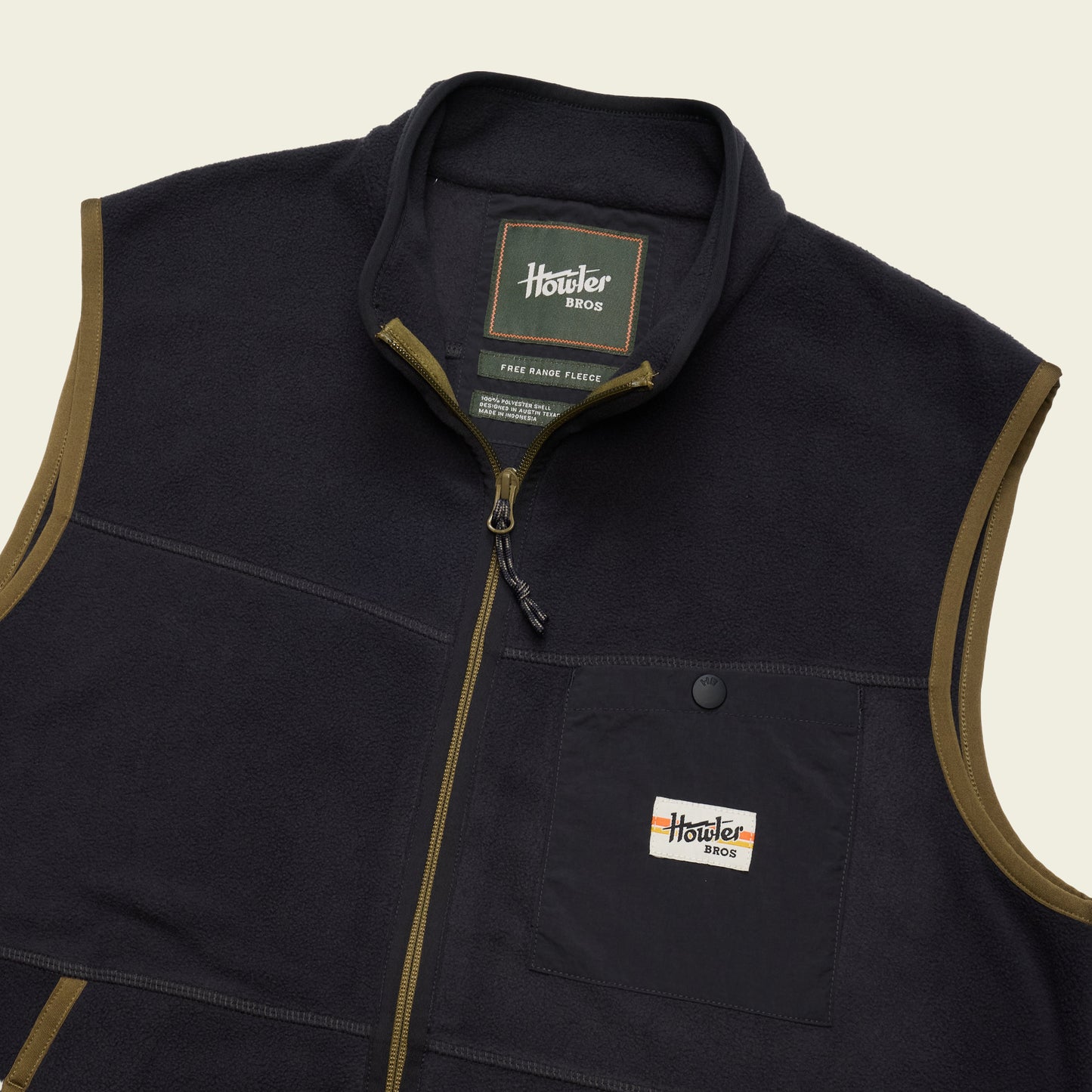 Free Range Fleece Vest - Carbonite - View 3