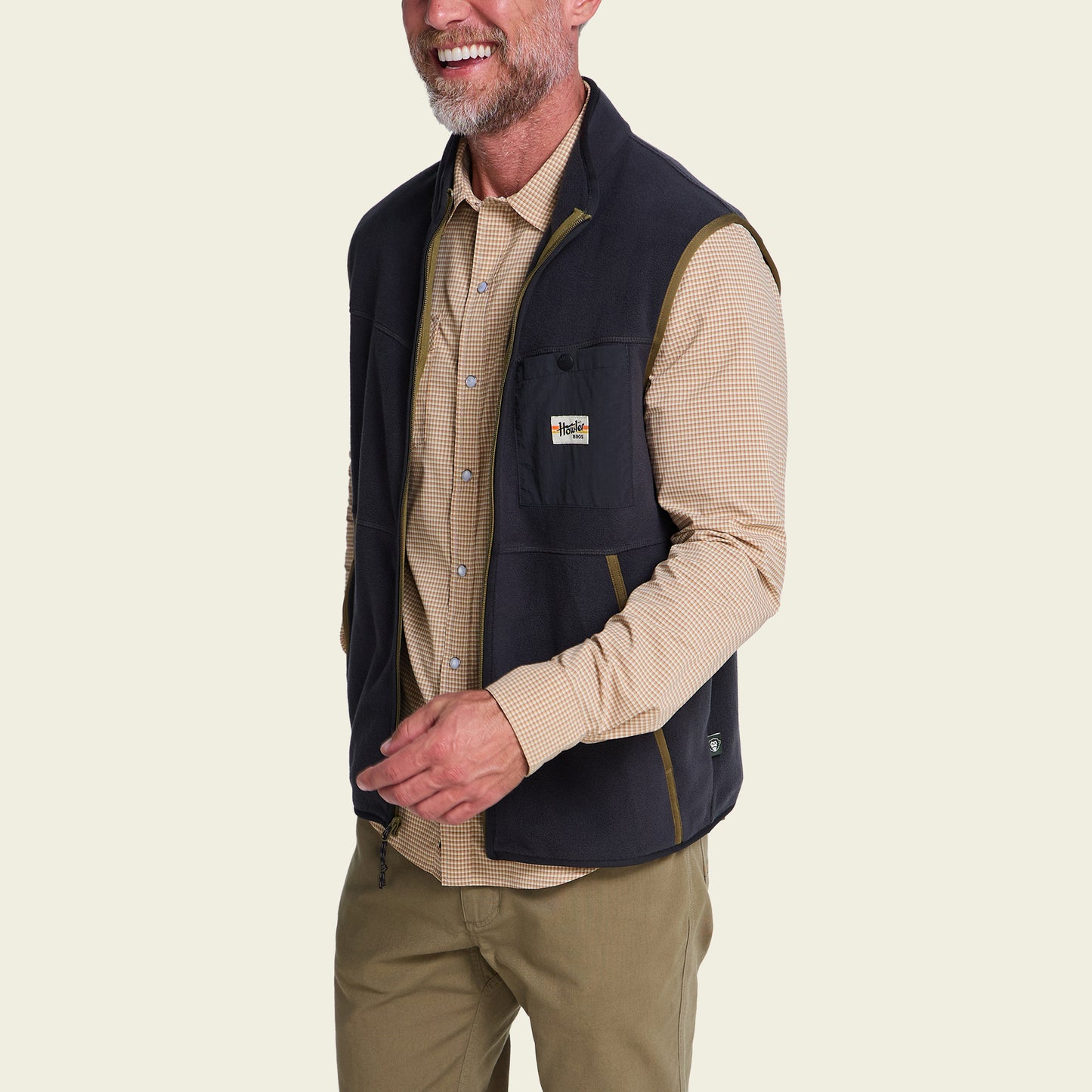 Free Range Fleece Vest - Carbonite - View 4