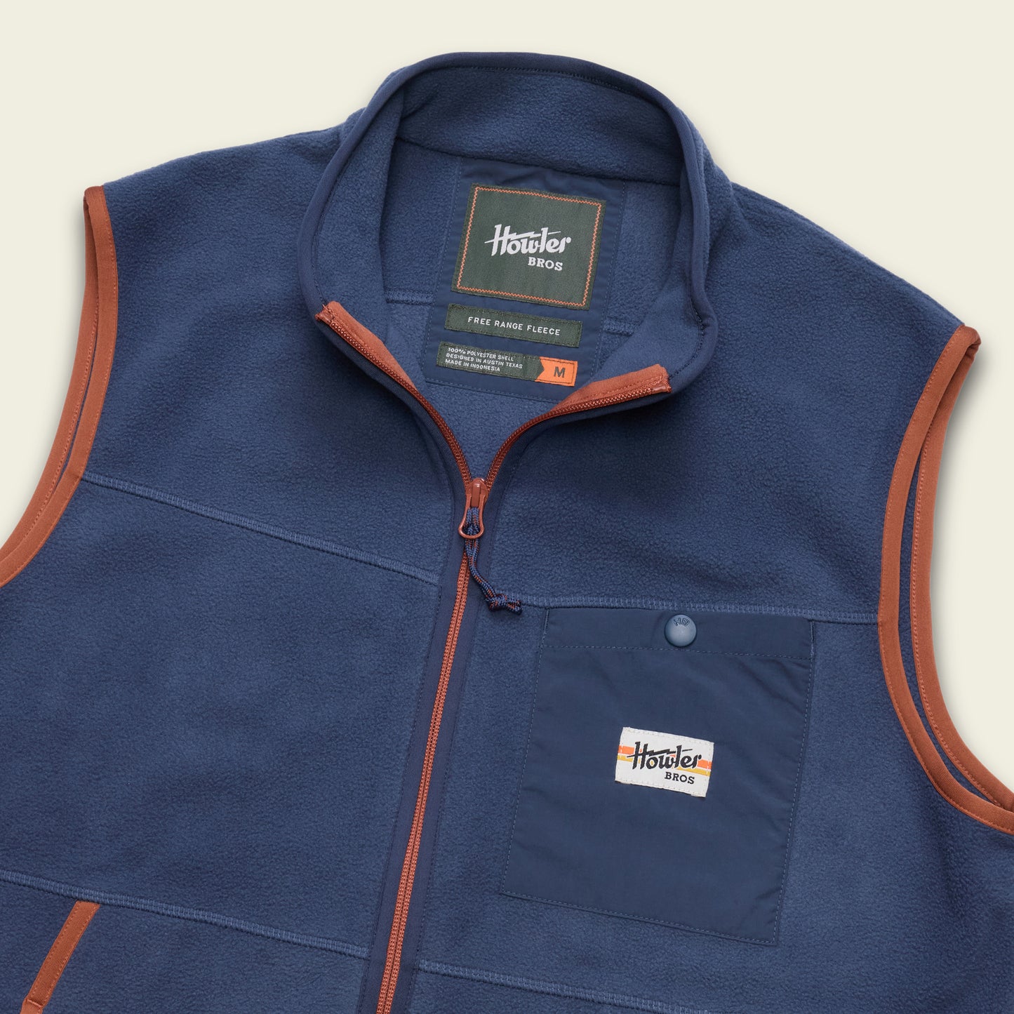 Free Range Fleece Vest - Nightfall - View 3