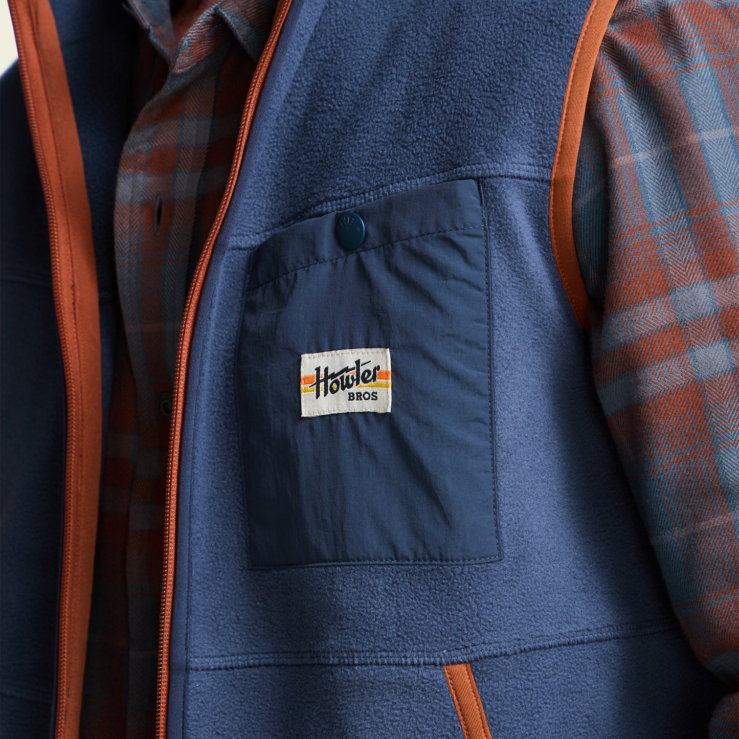 Free Range Fleece Vest - Nightfall - View 5