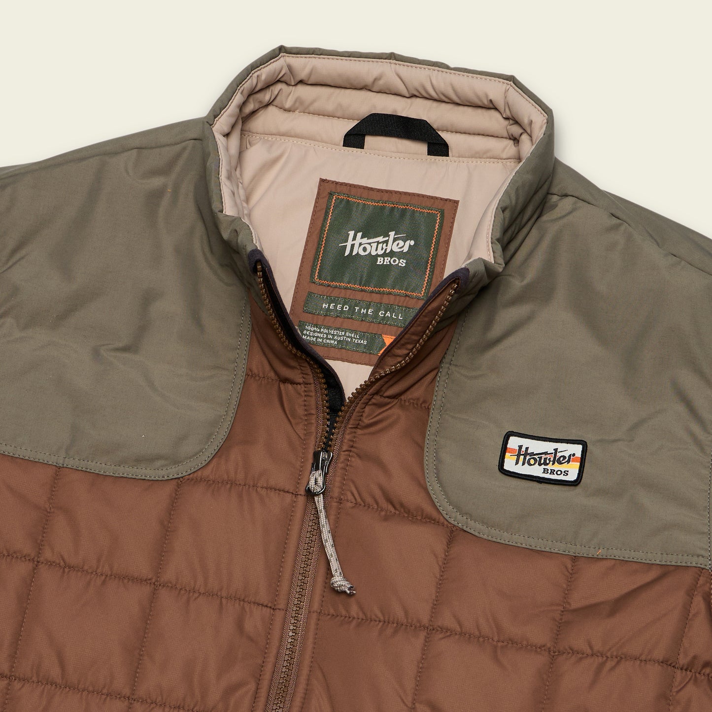 Merlin Jacket - Cafe / Faded Olive - View 3