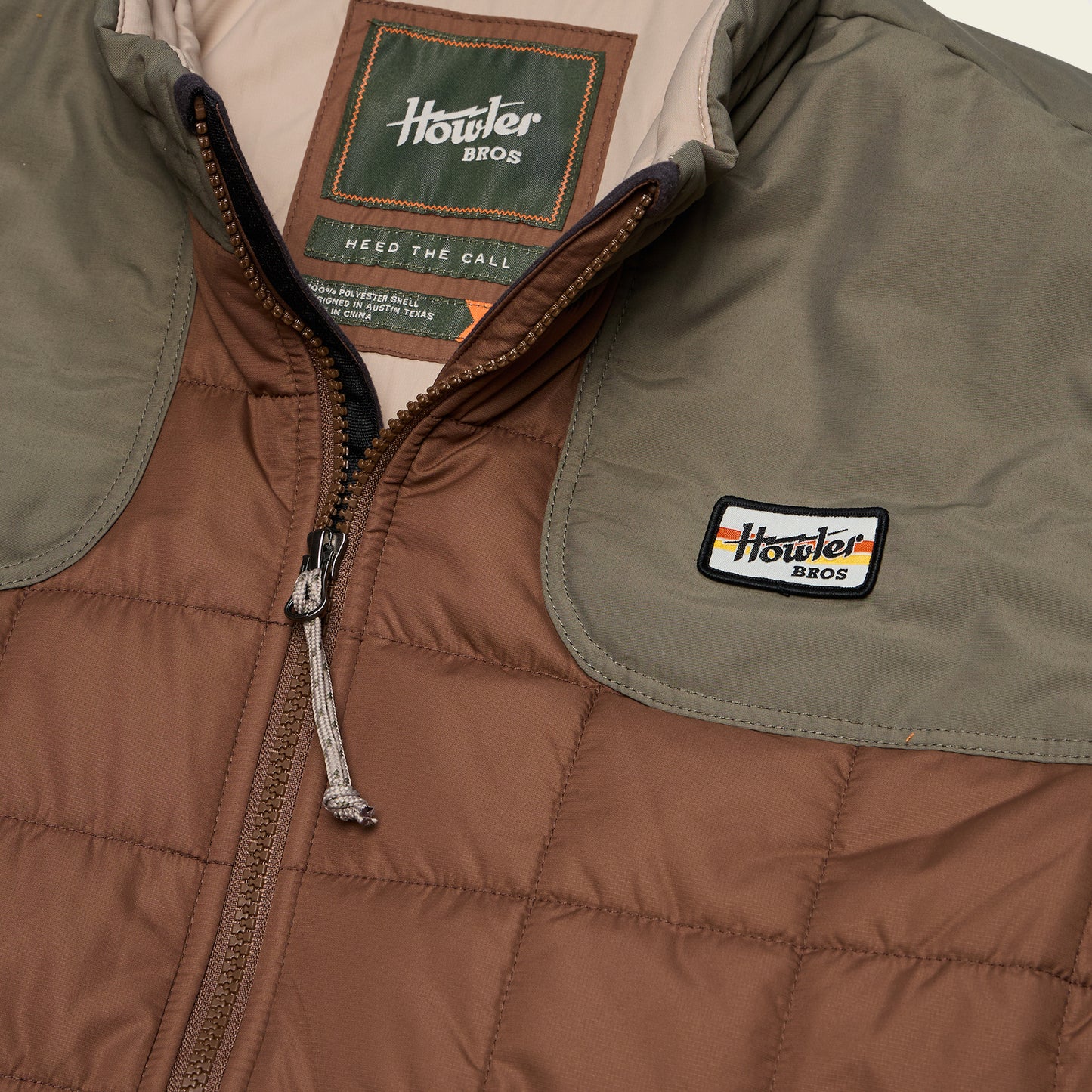 Merlin Jacket - Cafe / Faded Olive - View 8
