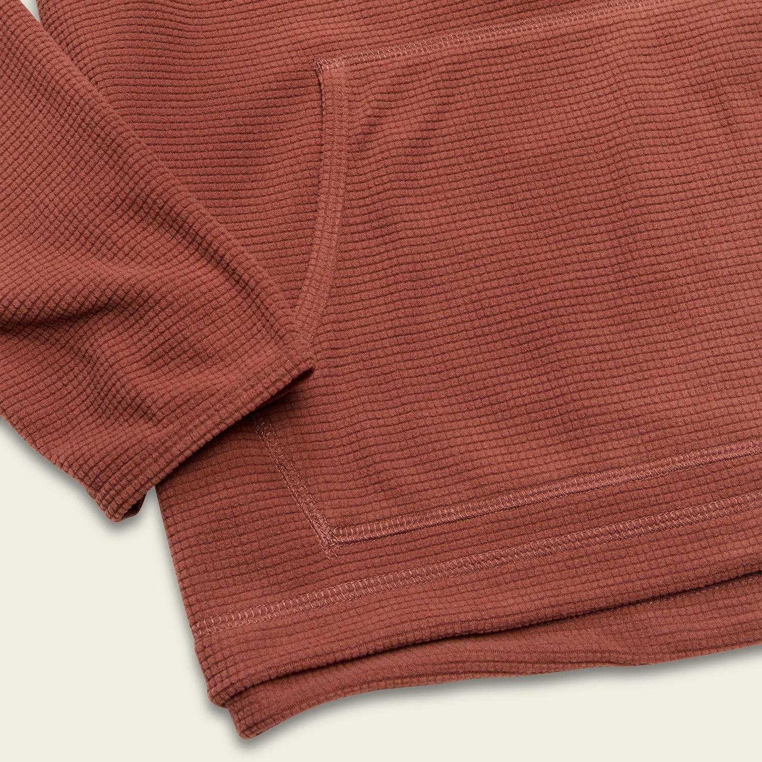 Palo Duro Fleece Hoodie - Mink Brown - View 6
