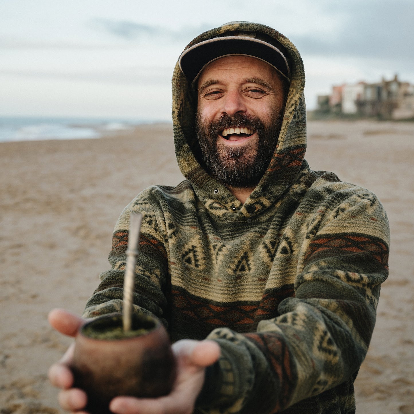 Tajima Hoodie - Canyon Codes : Capers - View 2