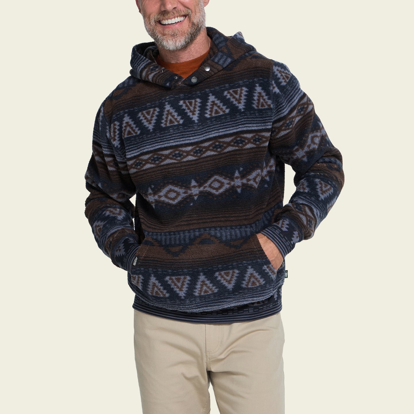 Tajima Hoodie - Canyon Codes : Winter Sky - View 4