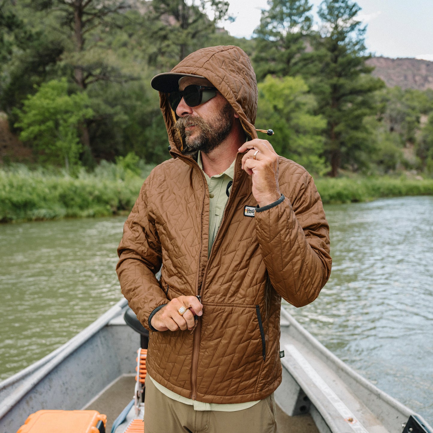 Voltage Full Zip Jacket - Driftwood - View 2