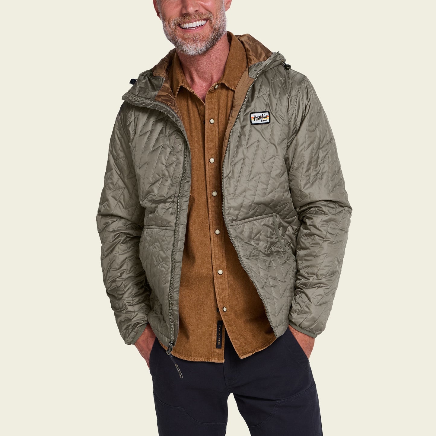 Voltage Full Zip Jacket - Vetiver - View 4