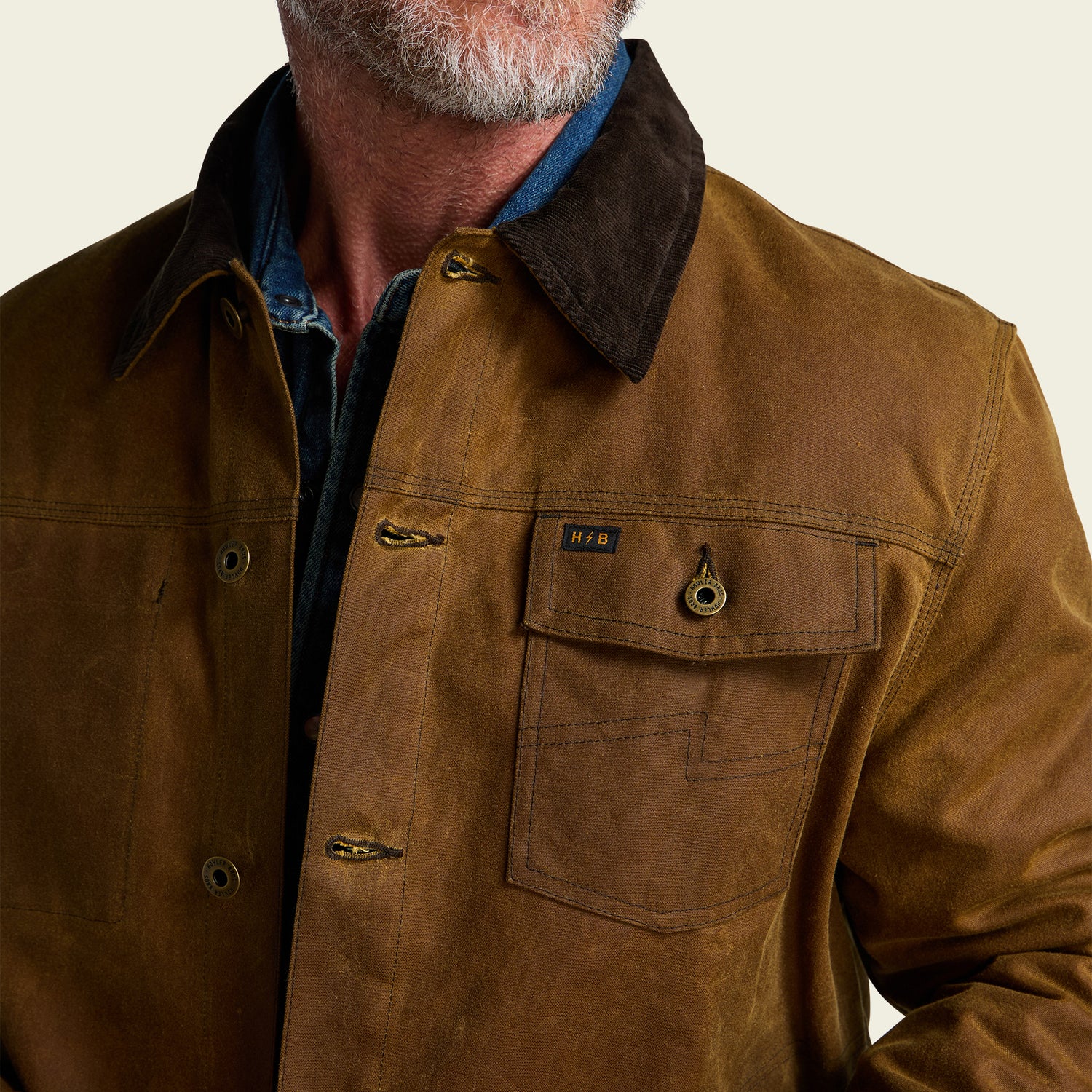 Waxed Depot Jacket - Camel - View 5
