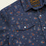H Bar B Snapshirt - Bouquets : Midnight