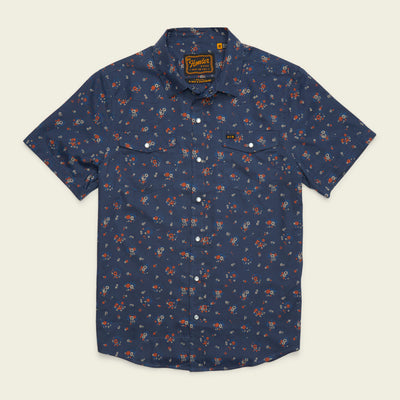 H Bar B Snapshirt - Bouquets : Midnight