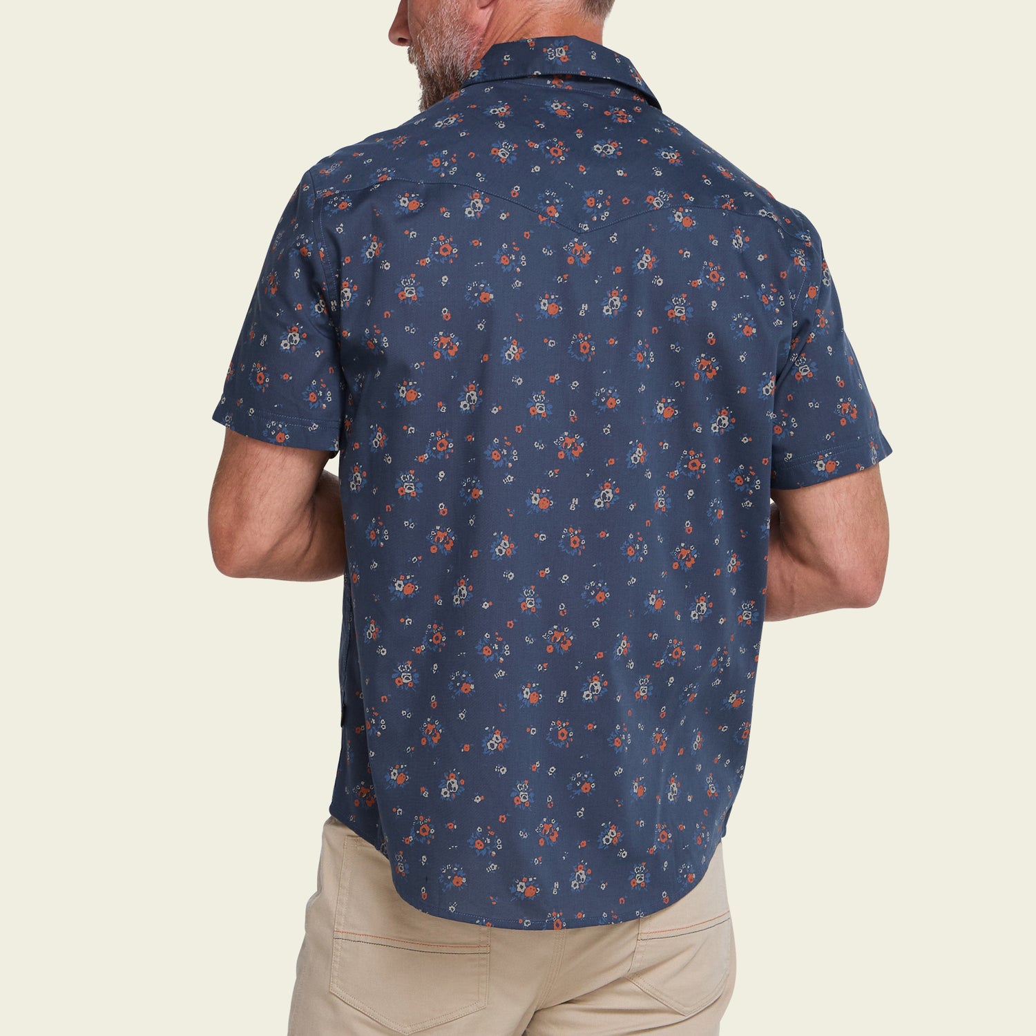 H Bar B Snapshirt - Bouquets : Midnight - View 5