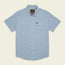 H Bar B Snapshirt - Eyelet Stripe : Sky Blue
