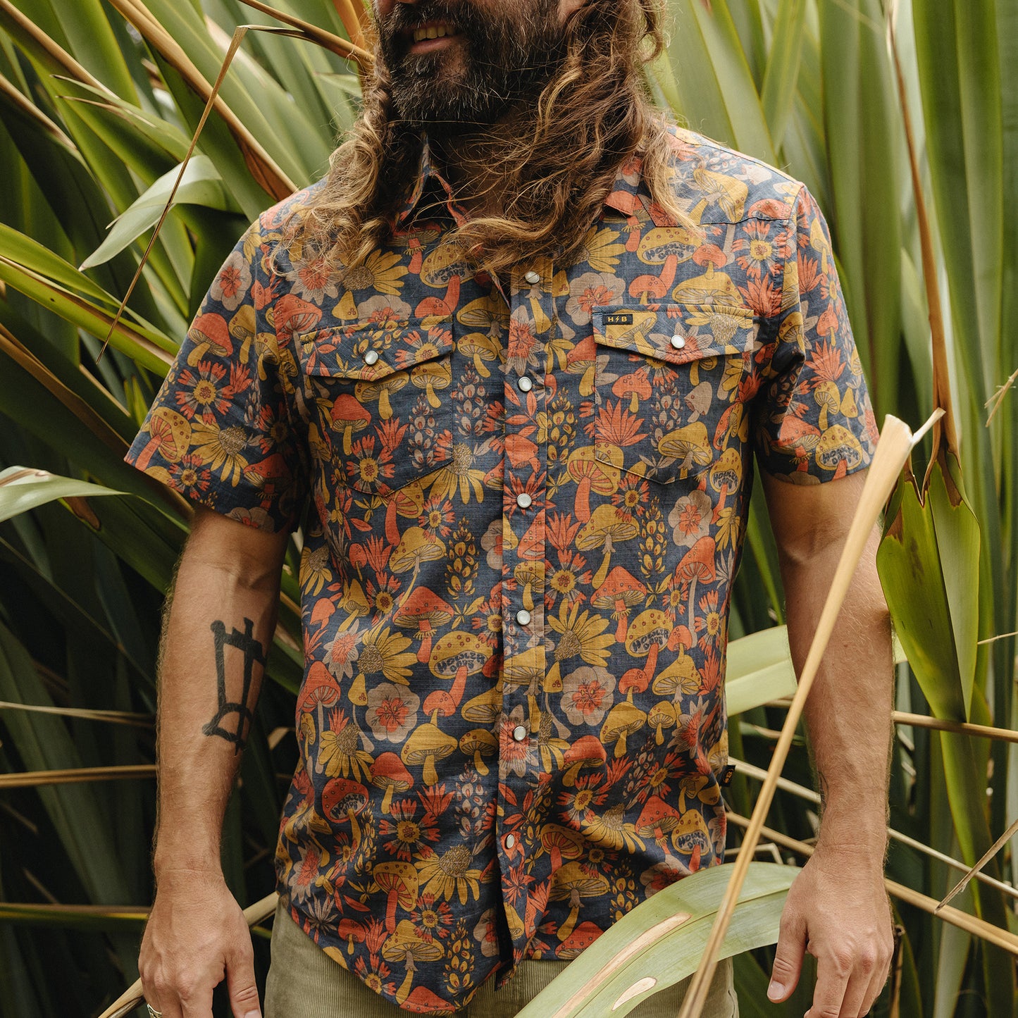 H Bar B Snapshirt - Fungi Forage : Nightfall - View 2
