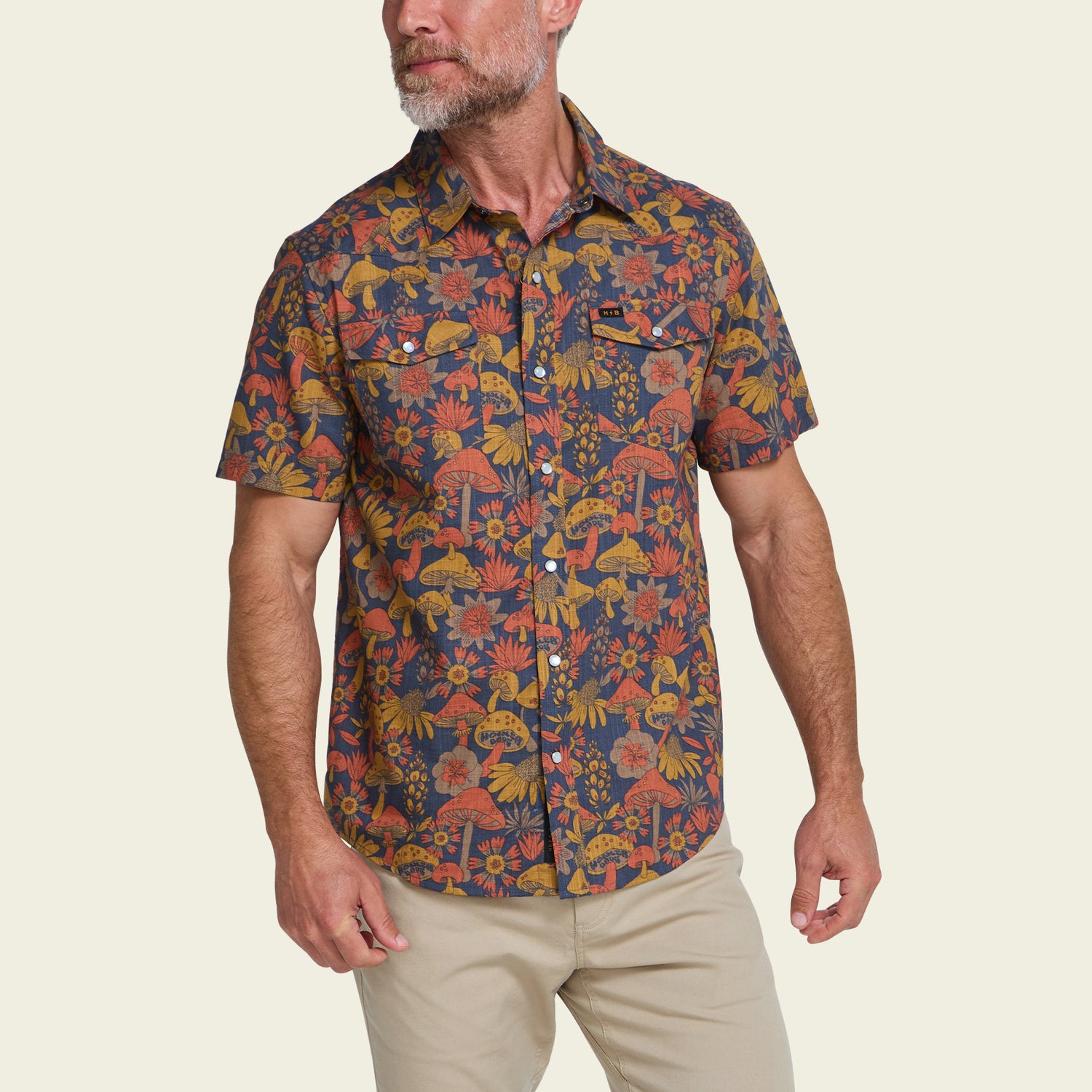 H Bar B Snapshirt - Fungi Forage : Nightfall - View 4